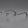 HONGMEI Square Fashion Simple Business Optica Eyeglasses Titanium Myopia Prescription Glasses Hyperopia Reading High Qualsm89188