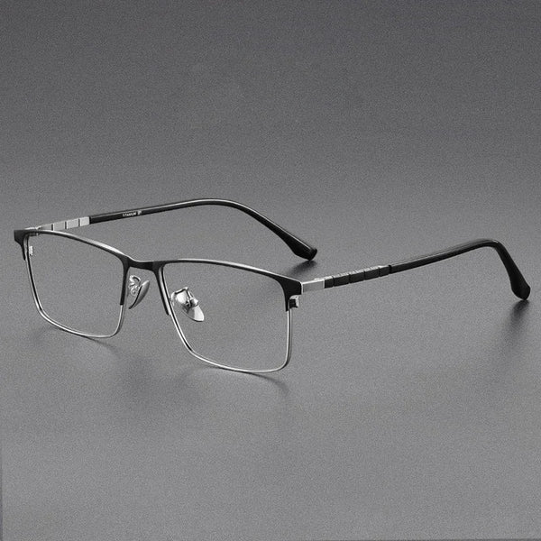 HONGMEI Square Fashion Simple Business Optica Eyeglasses Titanium Myopia Prescription Glasses Hyperopia Reading High Qualsm89188
