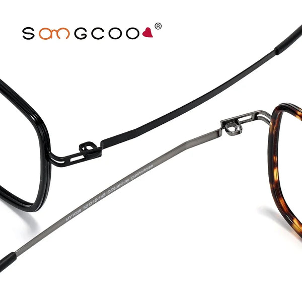 HONGMEI Only7g Prescription Designer Titanium glasses frame for degree Men's glasses women's grade glasses optical lenses trends