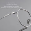HONGMEI Titanium eyeglass frames Hyperopia Reading Myopia Prescription Glasses Men's and women's grade glasses Retro Polygon