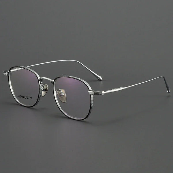HONGMEI Retro Round Ultra-light Titanium frame Hyperopia Reading Myopia Prescription Glasses Men and Women High Quality