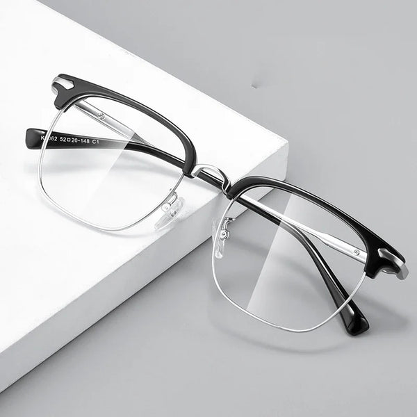 HONGMEI New Fashion Square Optical Prescription Men'sEyeglasses Frames Anti-Blue Light Reading Glasses Myopia Hyperopia K0062K