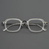 HONGMEI New Ultra-light Big Retro Square Optica Eyeglasses Hyperopia Reading Frame Full Rim Styles Big Face Pure TitanismBT55001
