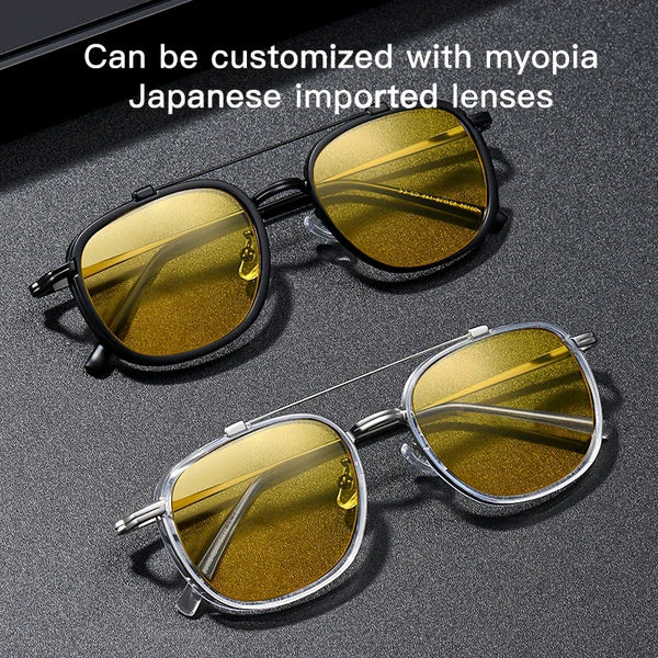 HONGMEI Men's and women'sNight Vision glasses&Anti Glare glasses Dedicated for driving Myopia Prescription Glasses Customizable