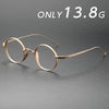 HONGMEI myopia Retro Round Eyewear Men Pure Titanium Optical Prescription photochromic Eyeglasses Frame Women sm-10518