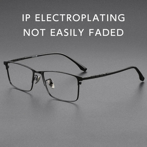 HONGMEI Square Fashion Simple Business Optica Eyeglasses Titanium Myopia Prescription Glasses Hyperopia Reading High Qualsm89188