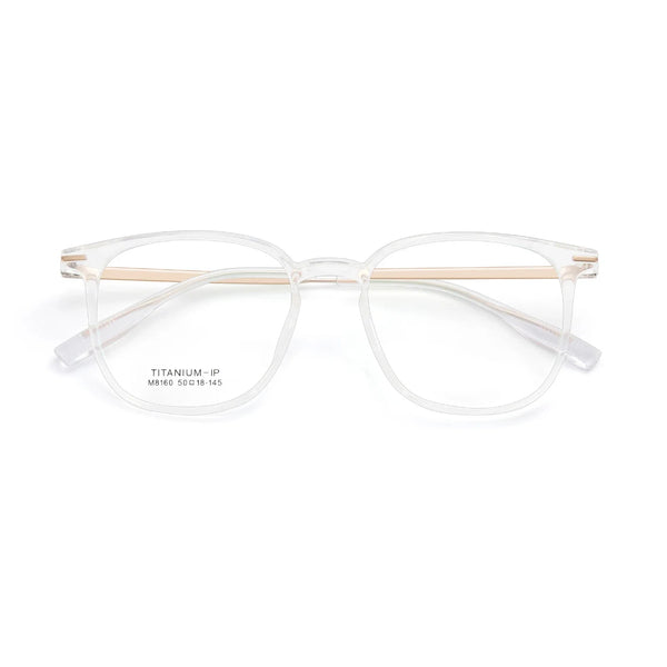 HONGMEI 8160 High Quality Square Retro Square Classic Eyeglass Frames Myopia Prescription Glasses Hyperopia Reading Optical