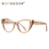 HONGMEI Unique Design Myopia Prescription Glasses Women Cat Eye Hyperopia Reading Anti Blue Light Optical Eyeglasses Frame2166