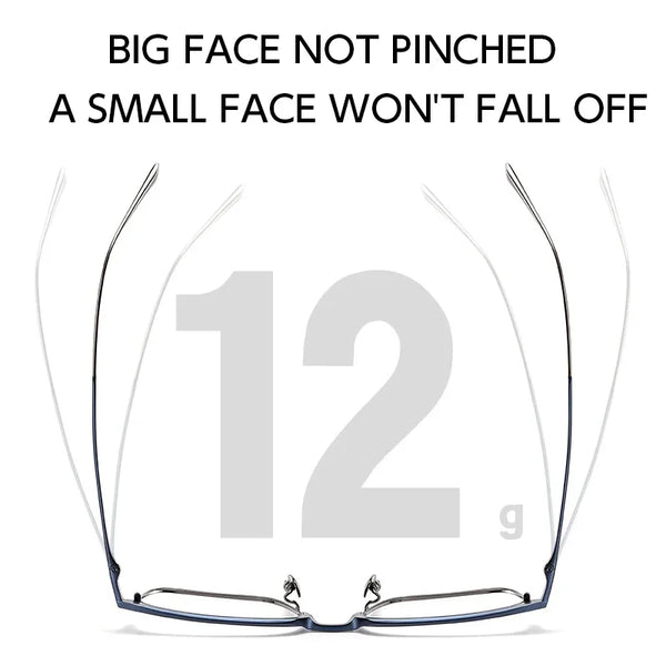 HONGMEI Business Pure Titanium Glasses Myopia Prescription Eyeglasses Frame Men Retro Square Luxury Optica Hyperopia Readsm19053