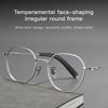HONGMEI Titanium eyeglass frames Hyperopia Reading Myopia Prescription Glasses Men's and women's grade glasses Retro Polygon