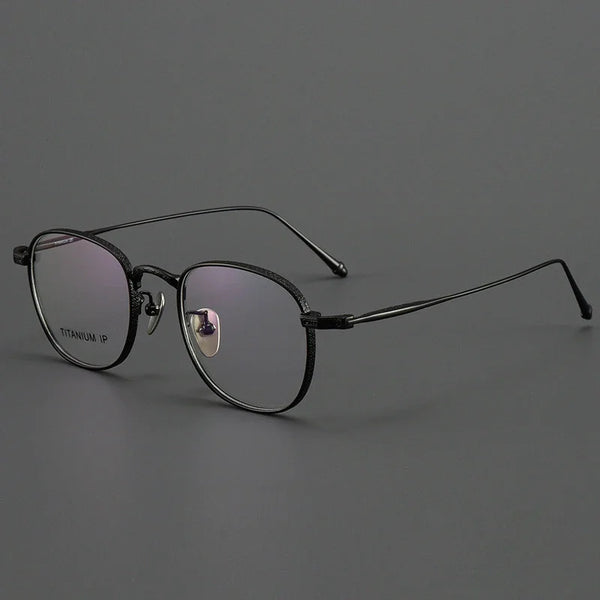 HONGMEI Retro Round Ultra-light Titanium frame Hyperopia Reading Myopia Prescription Glasses Men and Women High Quality