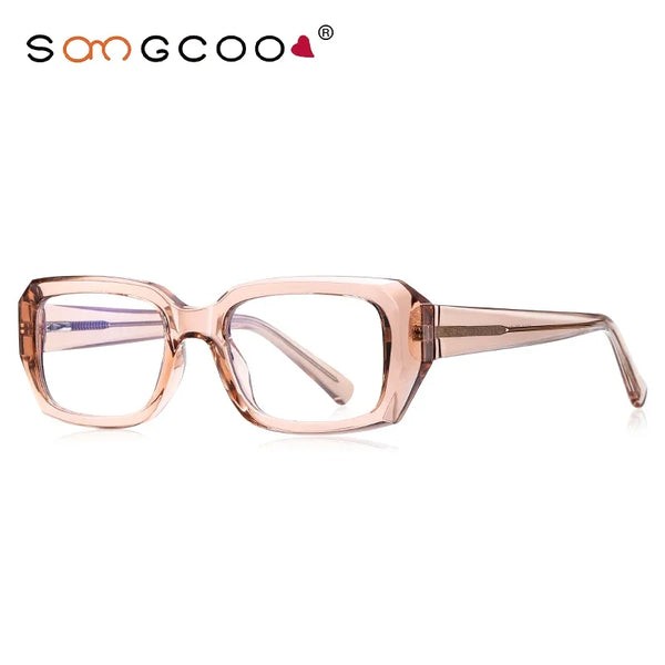 HONGMEIWomen Anti Blue Light Prescription Glasses Hyperopia Myopia Reading Glasses Optics Man 2154