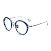 Iryna Retro Round Titanium Glasses Frame