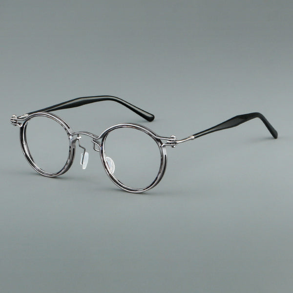 Kham Vintage Acetate Titanium Glasses Frame