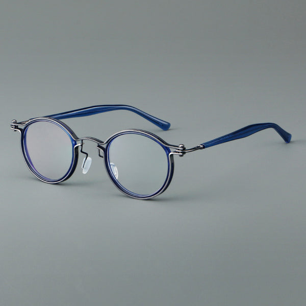 Kham Vintage Acetate Titanium Glasses Frame