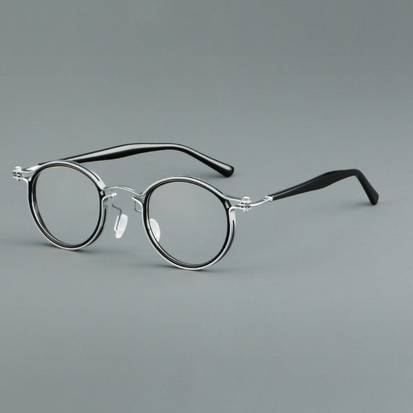 Kham Vintage Acetate Titanium Glasses Frame