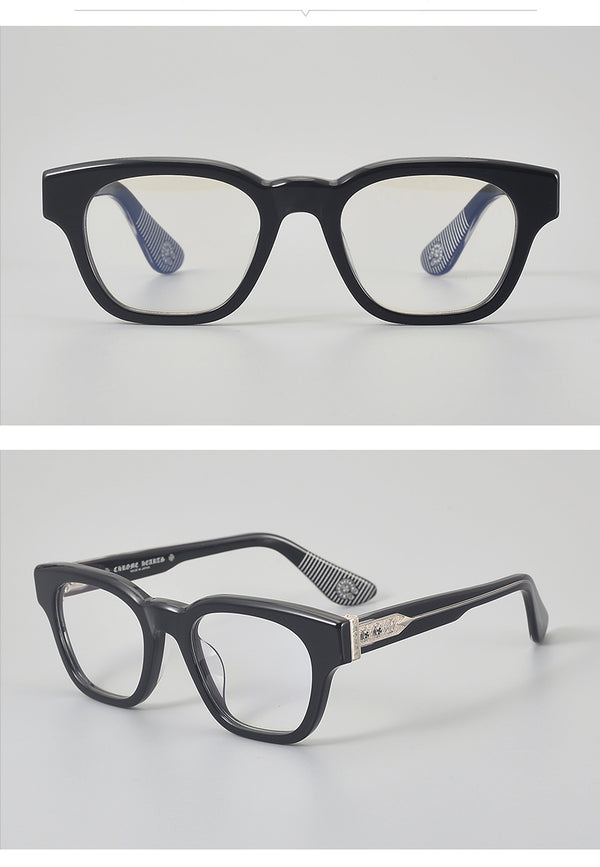 Endres Rectangle Acetate Titanium Glasses Frame