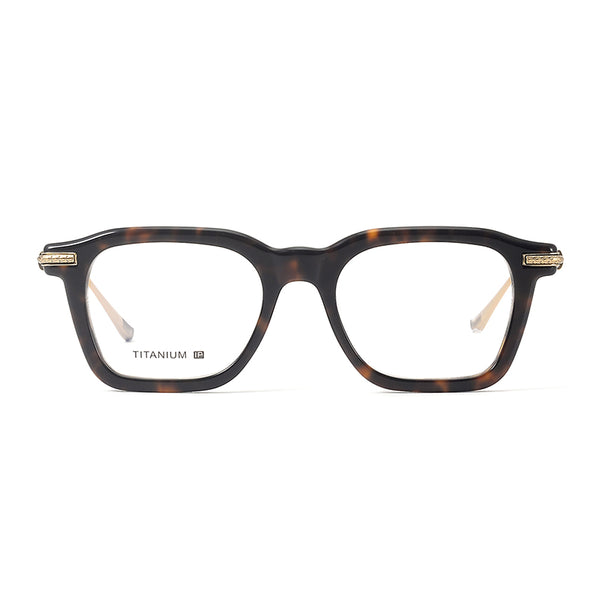 Mott Retro Rectangle Titanium Glasses Frame