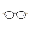 Marko Retro round titanium alloy eyeglass frame