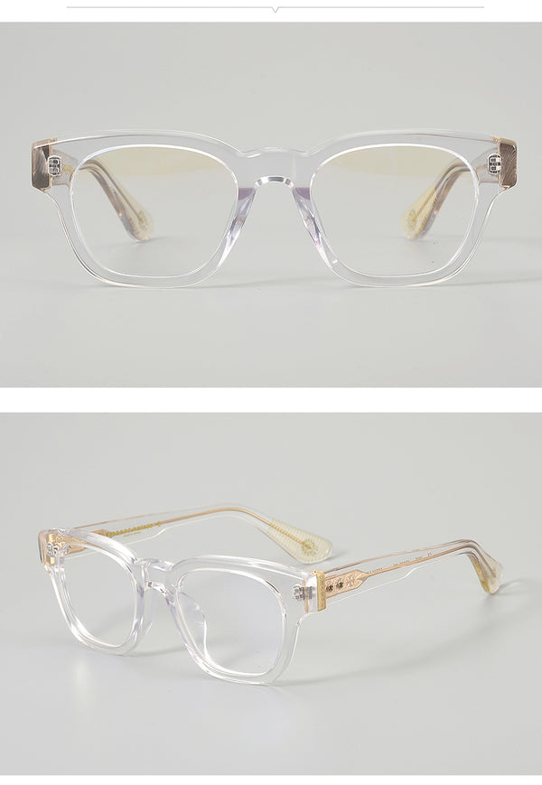 Endres Rectangle Acetate Titanium Glasses Frame