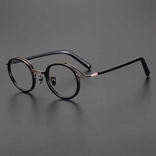 HONGMEI Premium Series Vintage Acetate Round Glasses Frame