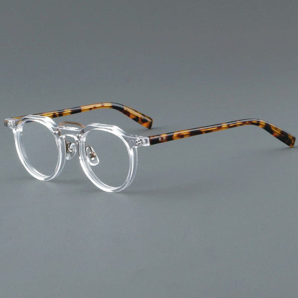 Sangcoo Ron Retro Round Acetate Glasses Frame