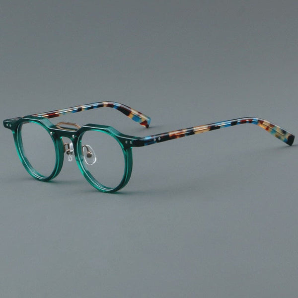 Sangcoo Ron Retro Round Acetate Glasses Frame