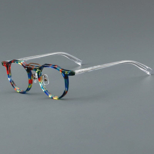 Sangcoo Ron Retro Round Acetate Glasses Frame