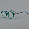 Vintage Acetate Round Eyeglasses Frame Myopia Hyperopia Progressive