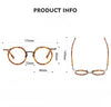 HONGMEI Titanium Vintage Round Eyeglasses Frames