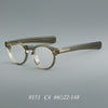 Crowe Vintage Acetate Round Eyeglasses Frame