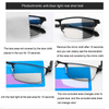 HONGMEI Men's and women's FASHION TITANIUM ULTRA-LIGHT SHOCKPROOF IMPACT-RESISTANT READING GLASSES