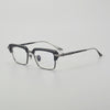 Sutton Retro Rectangle Titanium Glasses Frame