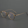 HONGMEI Retro Round Ultra-light Titanium frame Hyperopia Reading Myopia Prescription Glasses Men and Women High Quality