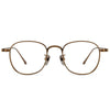 HONGMEI Retro Round Ultra-light Titanium frame Hyperopia Reading Myopia Prescription Glasses Men and Women High Quality