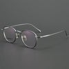 HONGMEI Retro Round Ultra-light Titanium frame Hyperopia Reading Myopia Prescription Glasses Men and Women High Quality