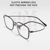 HONGMEI UltraLightComfortable Eyewear Men Ultra-light Flexible Optical Prescription Eyeglasses Titanium Customizable Prescription