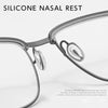 HONGMEI Half frame eyebrow frame, eyeglass frame for men, ultra light pure titanium Myopia Preyeglass frame, myopia glasses 2605