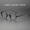 HONGMEI myopia Retro Round Eyewear Men Pure Titanium Optical Prescription photochromic Eyeglasses Frame Women sm-10518