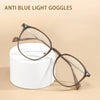 HONGMEI Women Glasses Ultra-light Decoration TR90 Pure Titanium Eyewear Transparent Retro Round Optical Prescription Frame