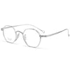 HONGMEI Personalized Polygon Pure Titanium Eyewear Small FaceDesigner japanese handmade glasses frame Hyperopia Reading Myopia