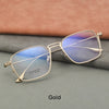 HONGMEI Pure Titanium Optical Luxury Double Bridge Eyewear Myopia Prescription Eyeglasses Frame Men's and women's Hyperopia Readi