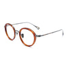 Iryna Retro Round Titanium Glasses Frame