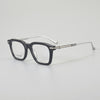 Mott Retro Rectangle Titanium Glasses Frame
