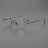 HONGMEI Vintage Round Titanium Eyeglasses Frame